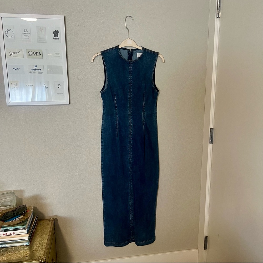 Reformation Kendi Denim Midi Dress